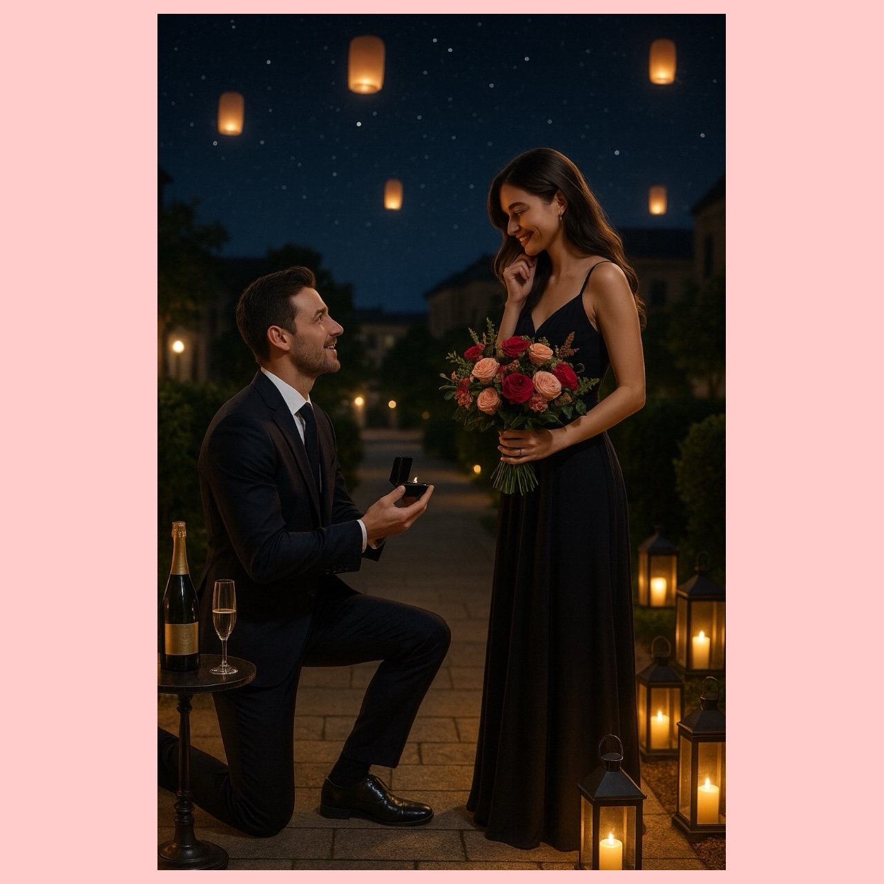 【祝プロポーズ♡】七夕に幸せなプロポーズのご報告〜アメリカ×日本の遠距離婚♡〜